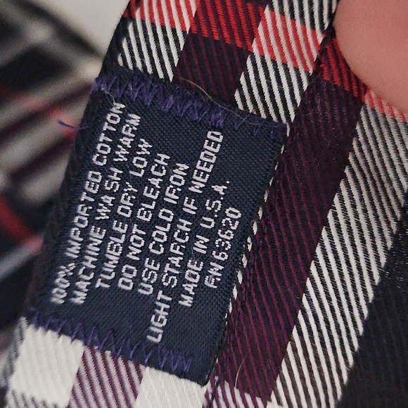 Burberry Classic Black and White Plaid Men's Shirt - Picture 3 of 4